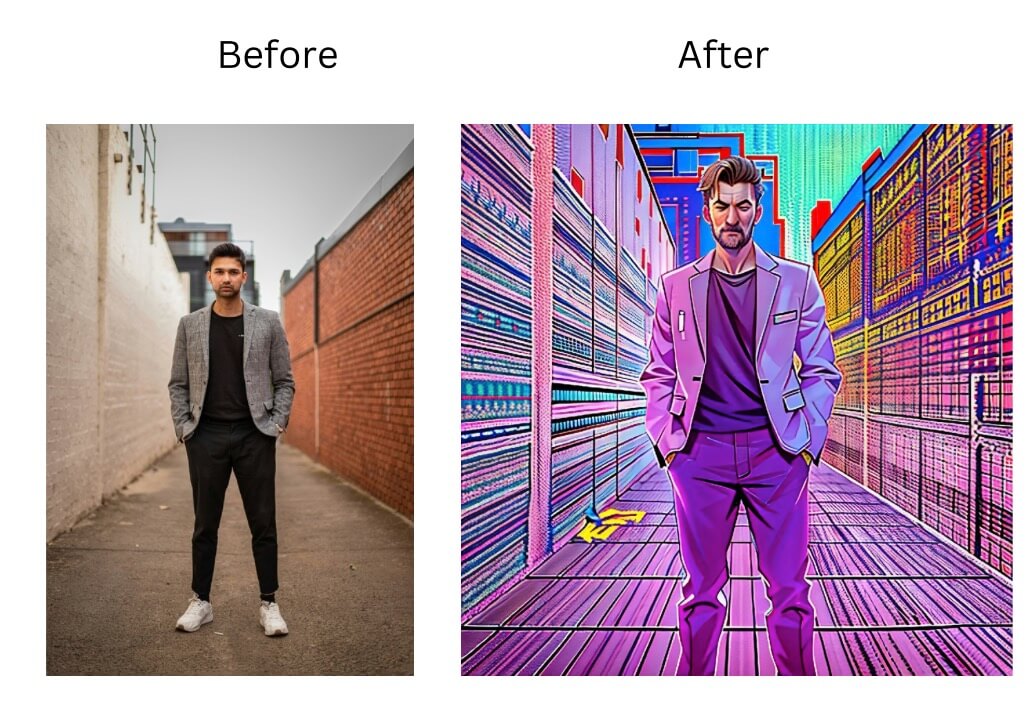 Post AI-generated graffiti art for social media engagement.