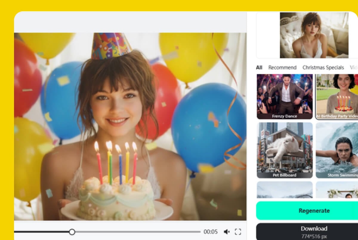 Generate, Download & Share