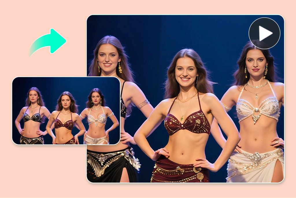 Create Eye-Catching Group Jiggle Animations with AI
