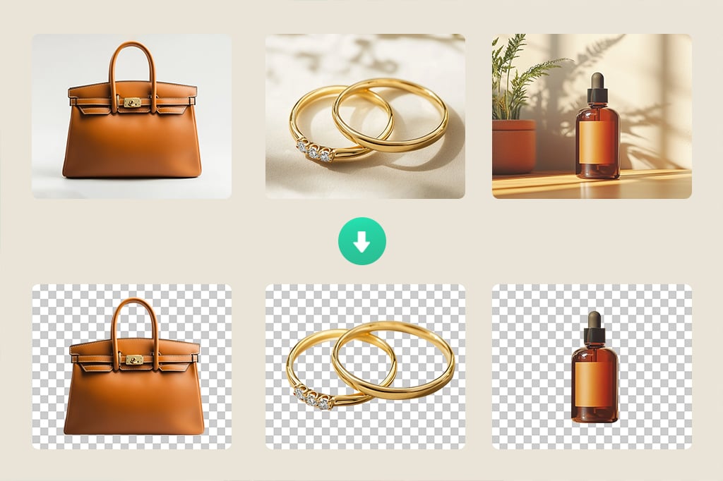 With the AI Background Remover tool, you can create professional quality product photos with a clean and transparent background which allows you to highlight the important and selling factors of your product.