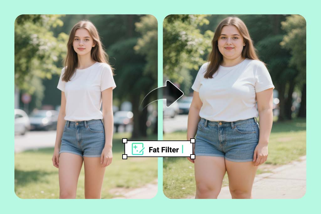 Add Volume to Your Photo with AI Body Fat Simulator