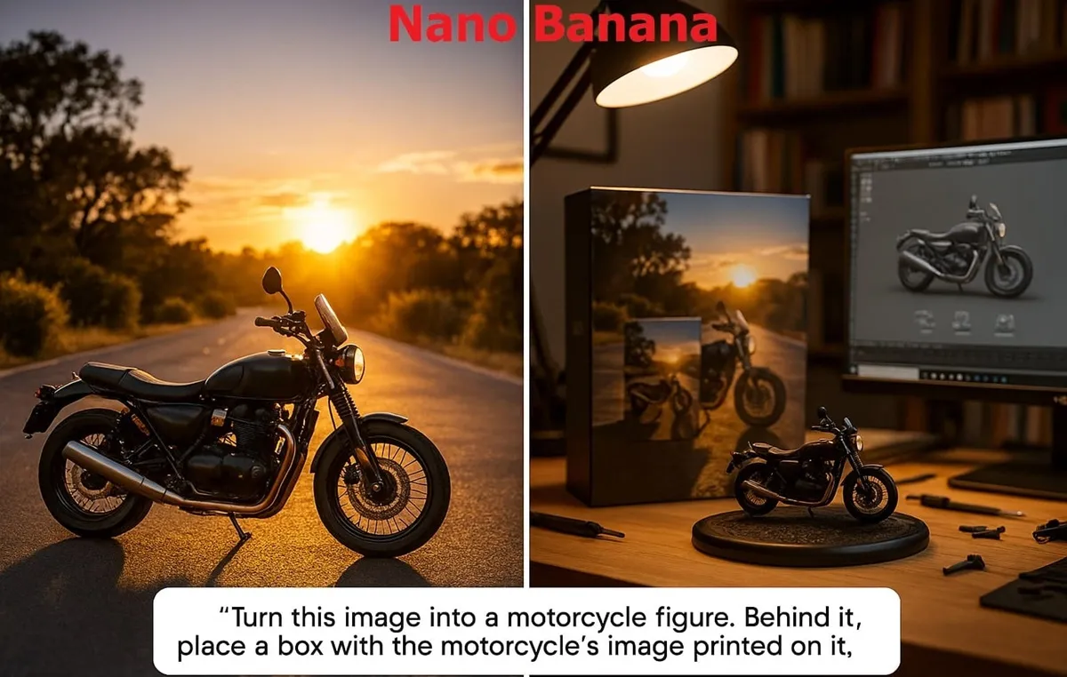 Shows how Nano Banana interprets structured prompts compared to Seedream 4.0.