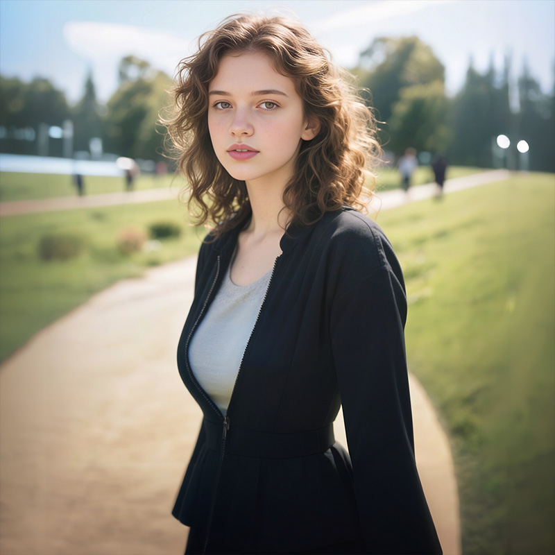 Exemple de filtre de pleurs insMind AI 3