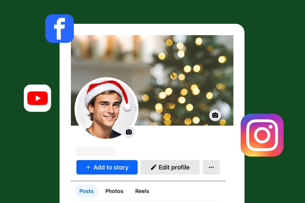 Add a Santa Hat to Your Profile for a Festive Look