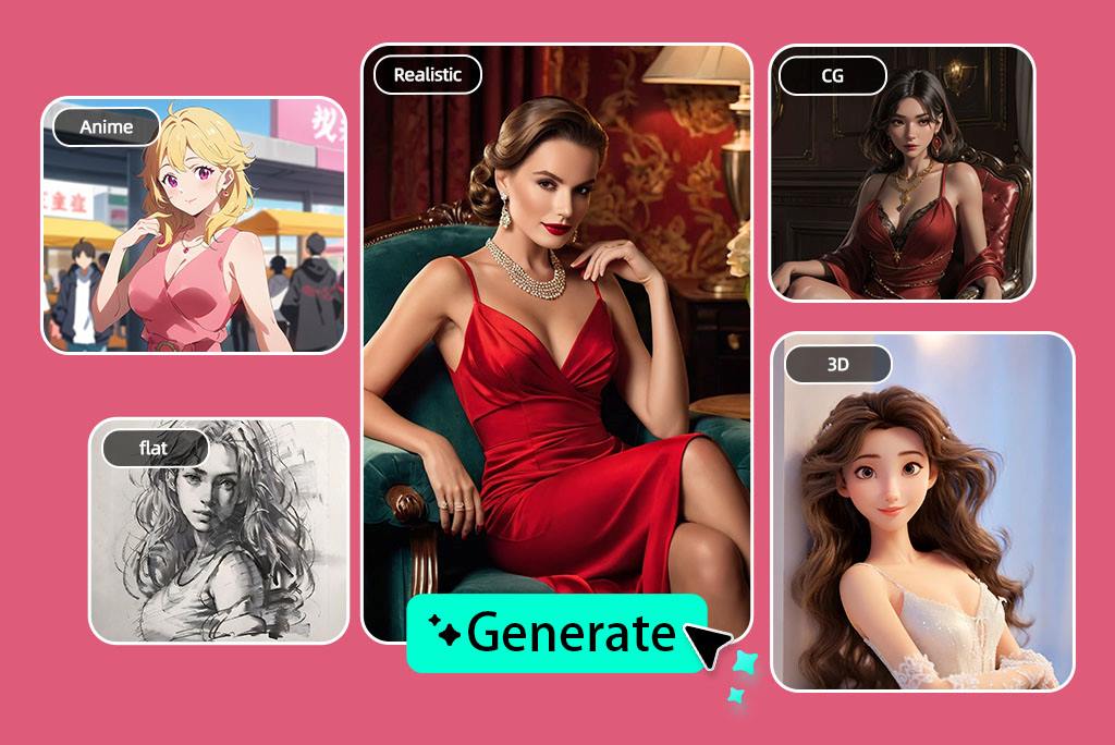 Customize Styles: From Realistic to Anime and More