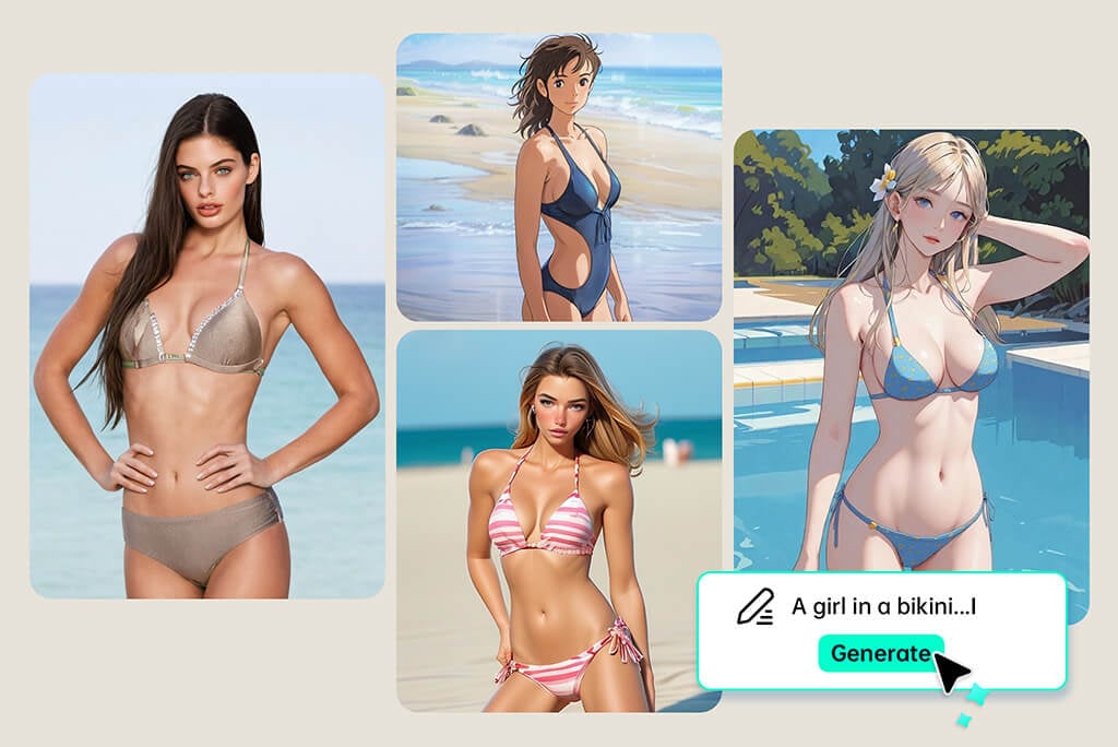 Create Your Dream Bikini Look from Just a Text Prompt