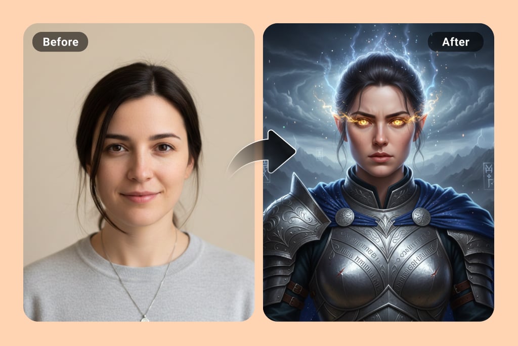 Craft Characters With Fantasy AI Portrait Generator