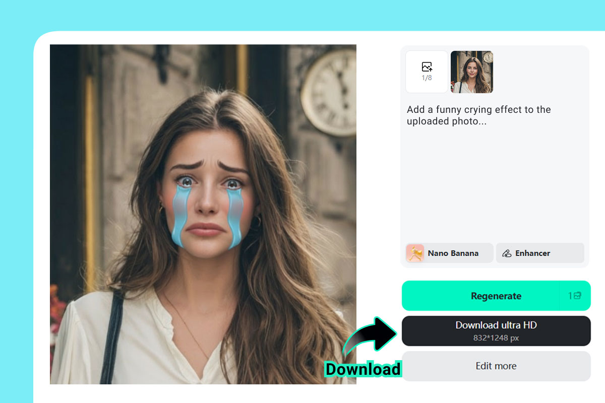 Generate a funny face