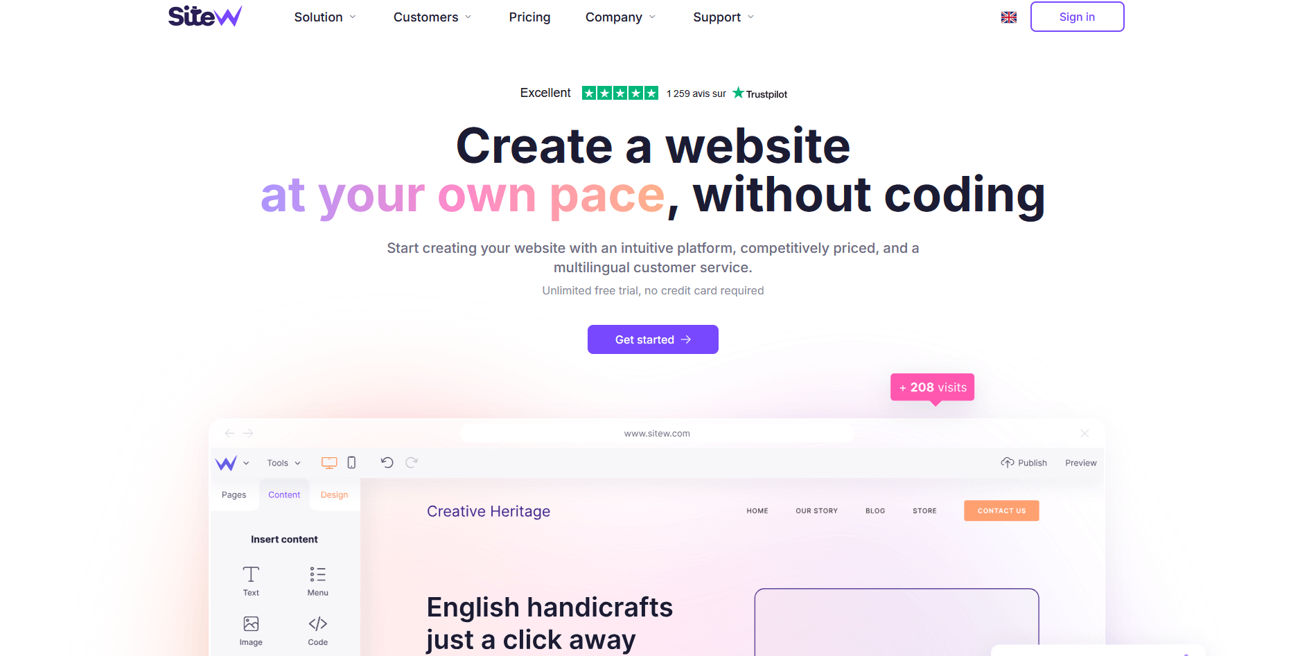 Homepage Sitew En