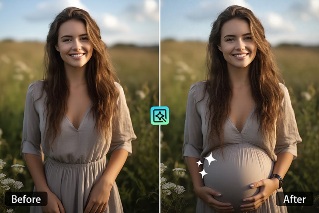 Try the AI Pregnant Filter Online – Make Fake Pregnancy Photos Easily