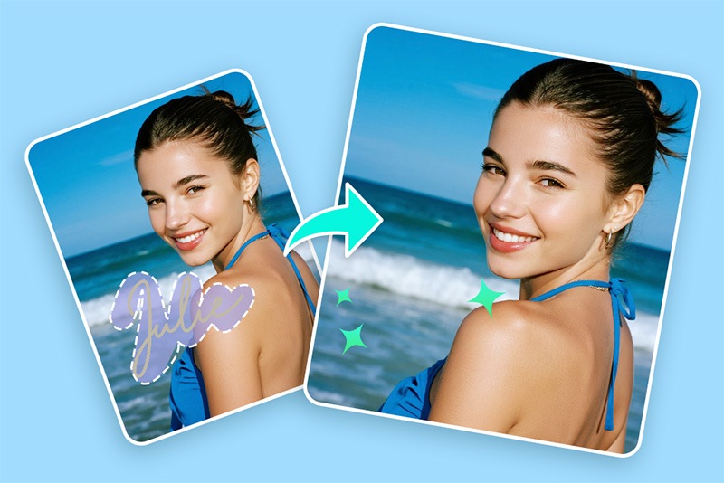 Remove Name Stamp from Photo for a Clean Look Remove Name Stamp from Photo for a Clean Look