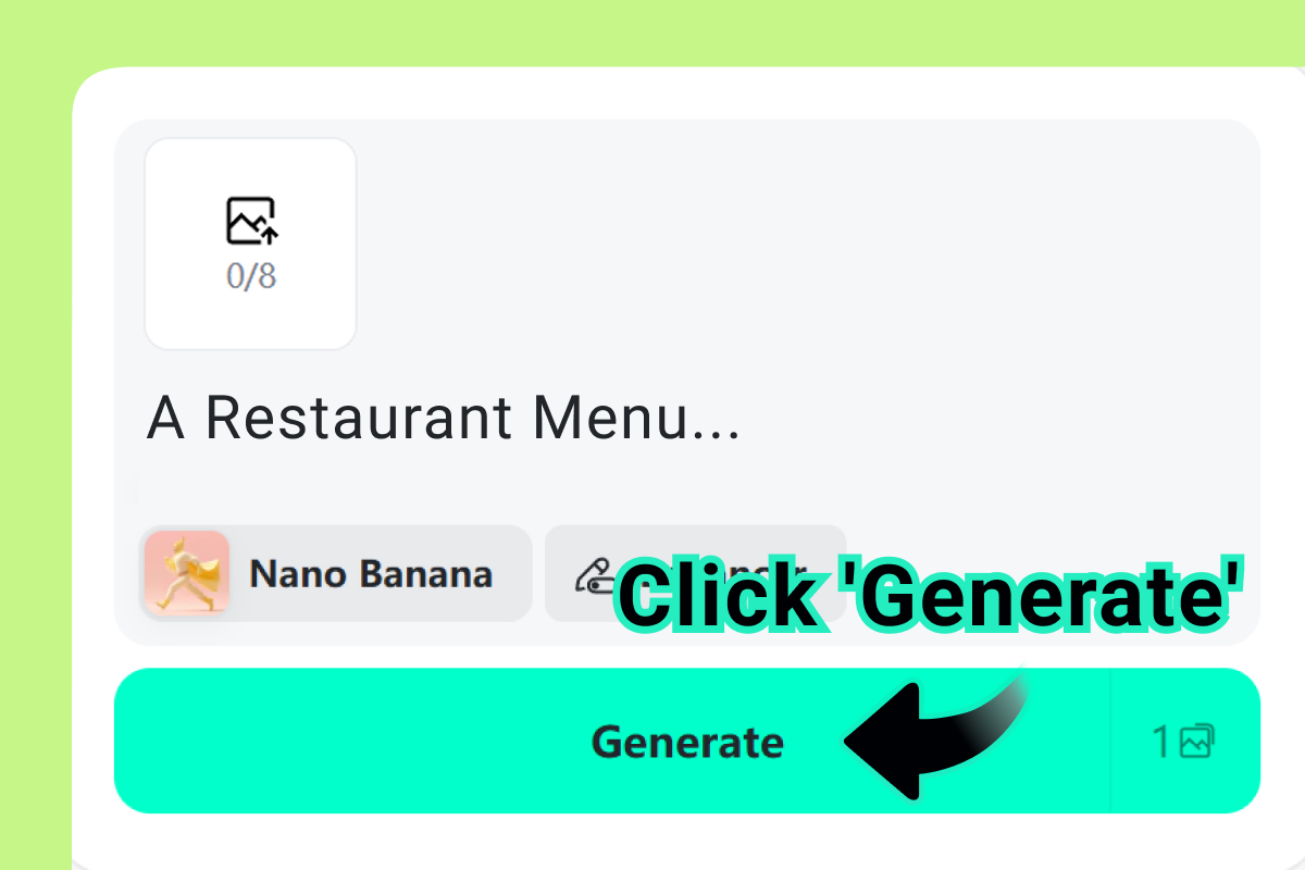 Generate Your AI Menu Generate Your AI Menu