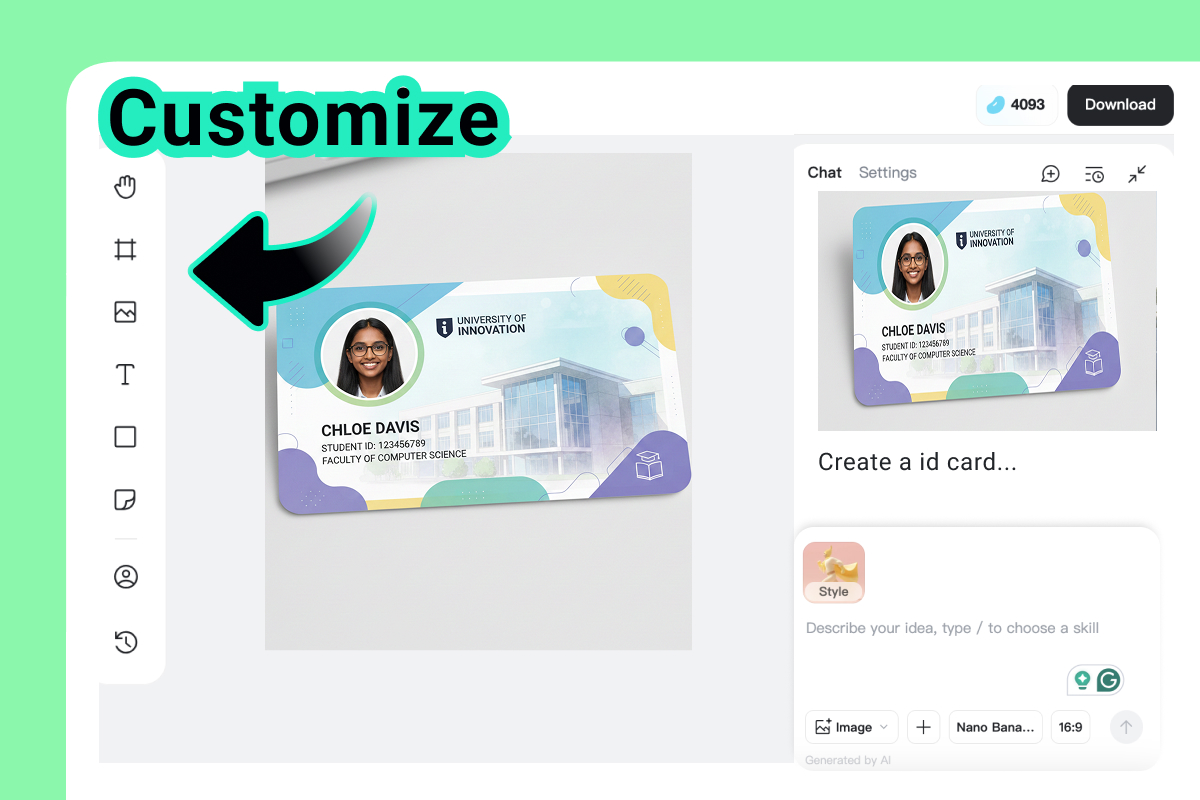Customize Your ID Card Design