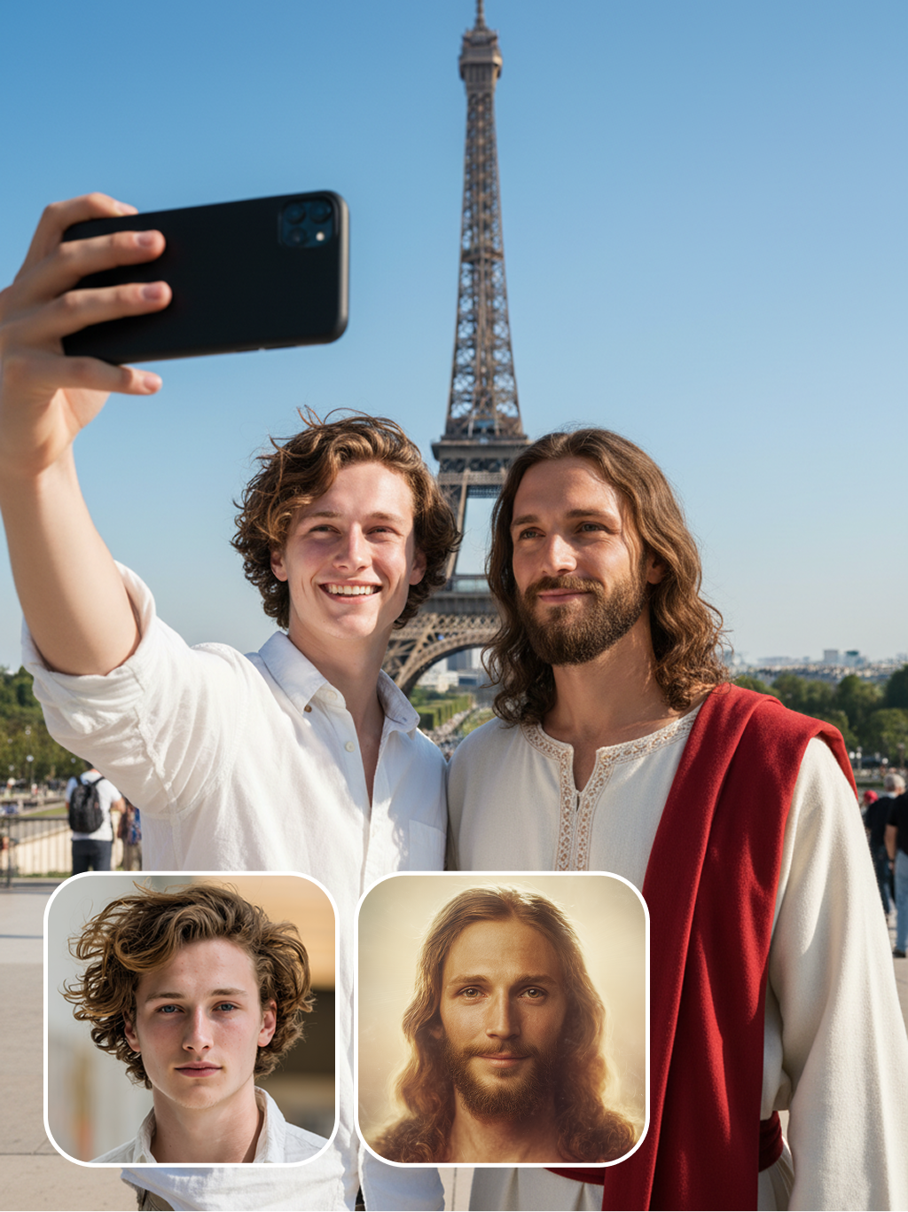 Foto bersama Yesus