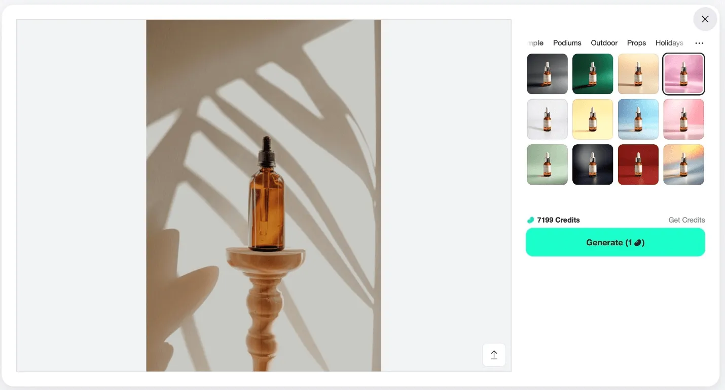 Browse diverse backgrounds, choose your favorite, and apply instantly with one click.