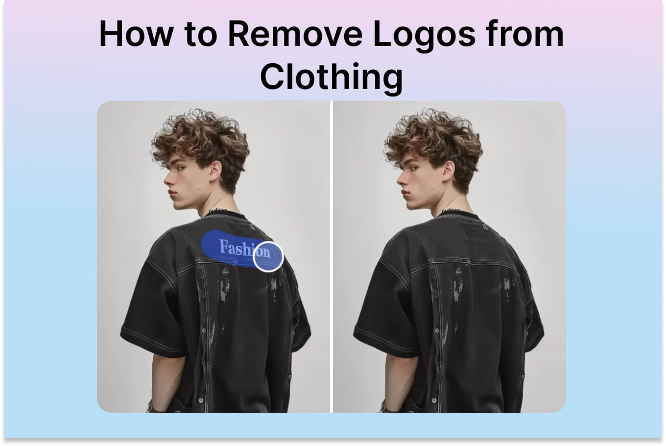 How to Remove Logos from Clothing on Photos?