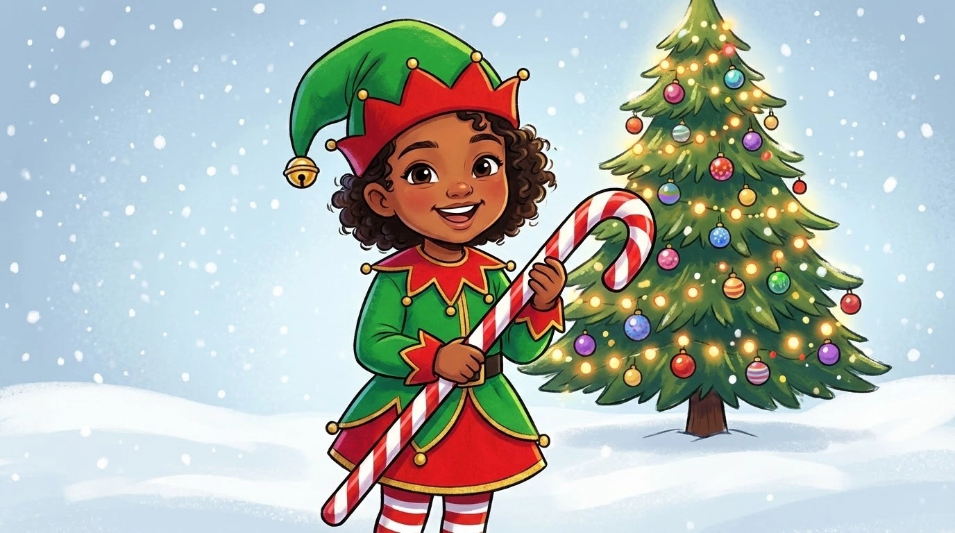 Kids' Storybook Elf An image of a Kids' Storybook Elf generated by insMind