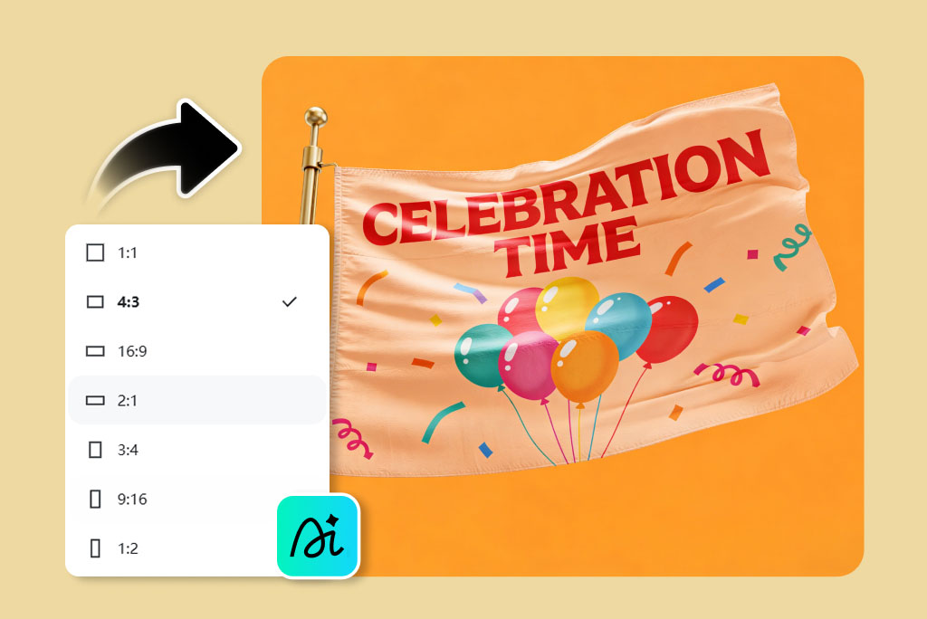 Customize Your AI Flag Free with Easy Size Options