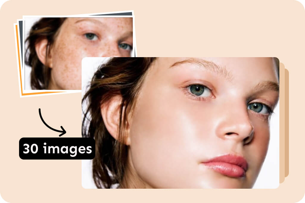 Batch AI Blemish Remover for Photos