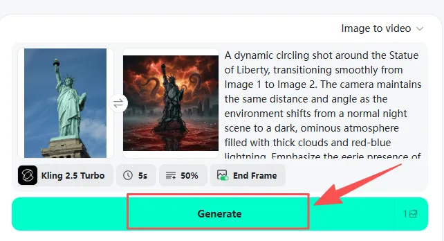 Generate the Stranger Things Upside Down transition with AI animation.