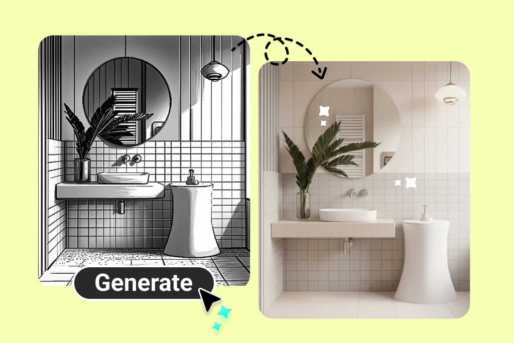 Personalisierte Bad-Designlösungen mit KI erstellen