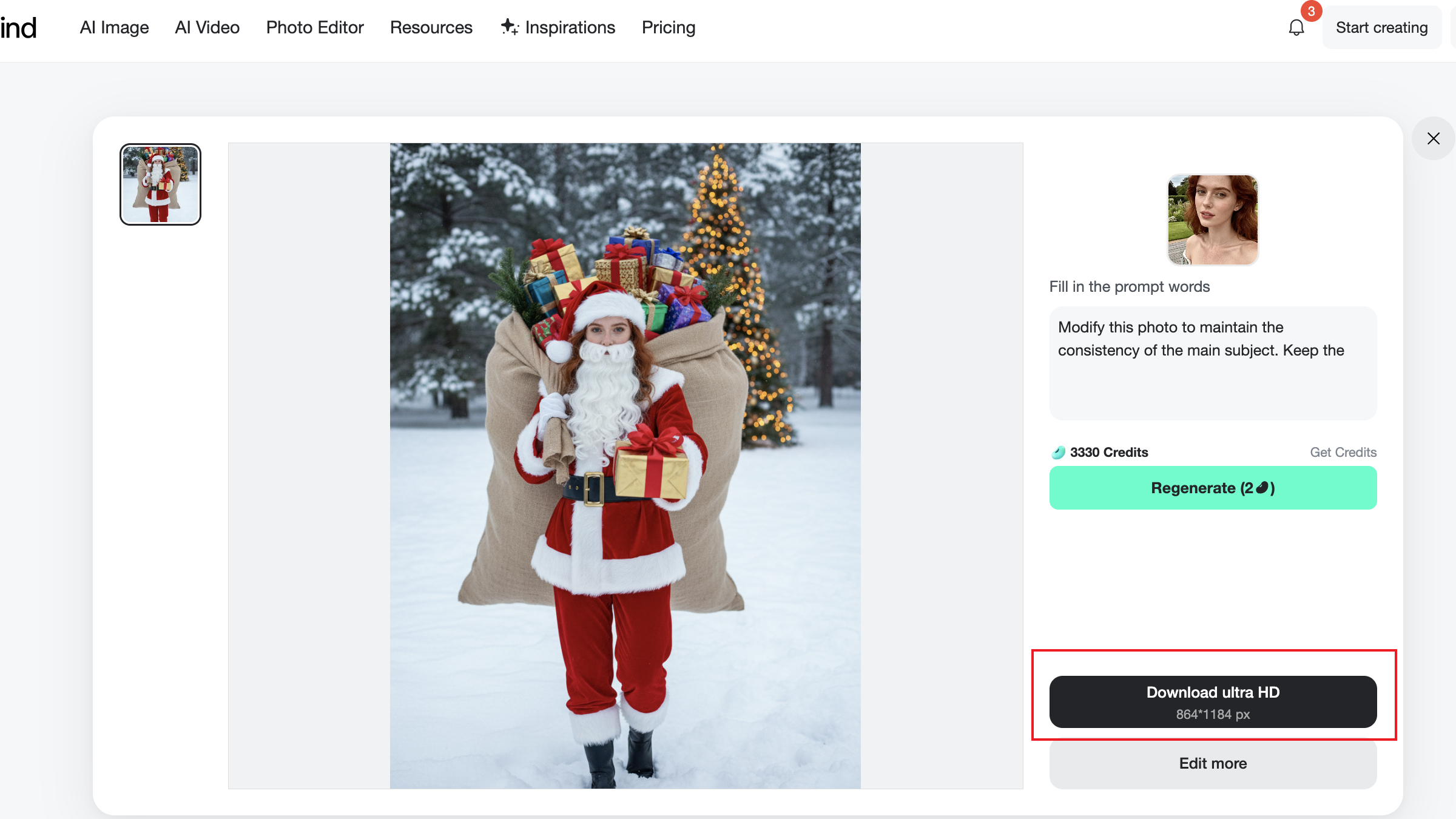 Download Your Image Download yur final design on insMind