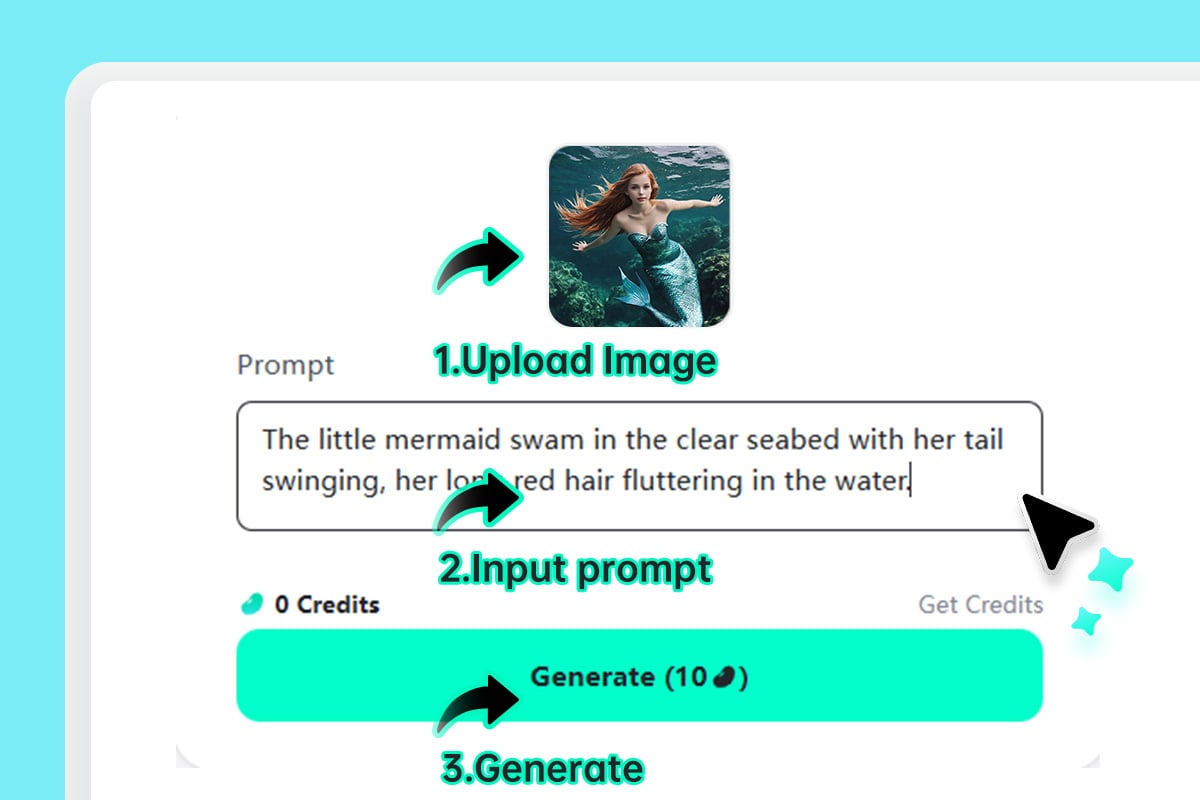 Paso 3: Convierte tu Foto en un Video de Sirena