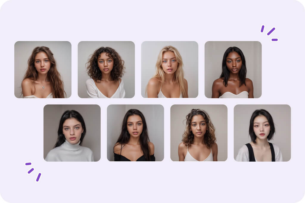 AI-Generated Female Models as Diverse as Your Brand