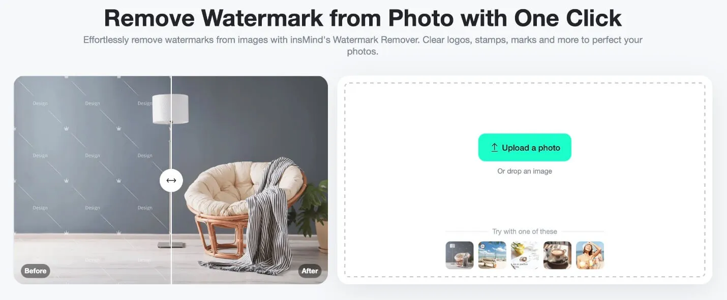 Learn how to easily remove watermarks using insMind AI's powerful tool.