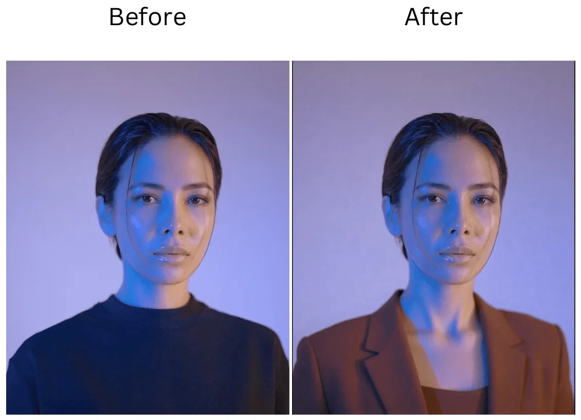 Instantly create diverse outfits for TikTok, Instagram, or LinkedIn from a single selfie.
