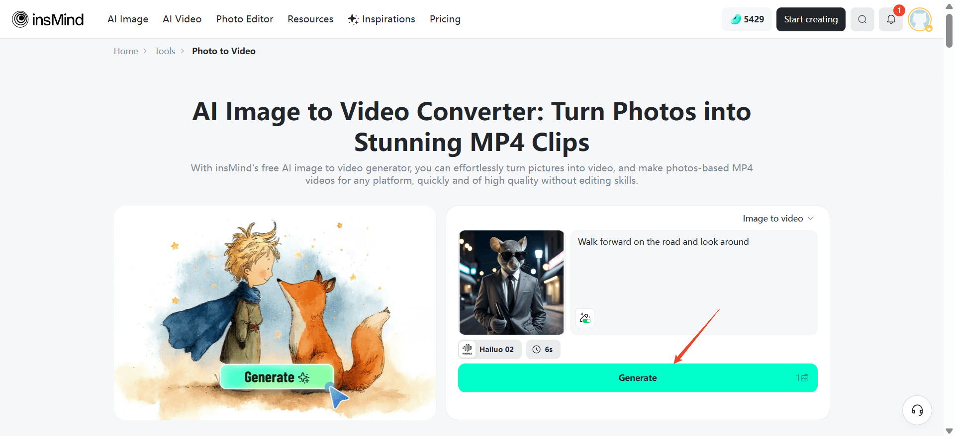 Generate your meme video, review, and download the MP4 for TikTok or social media.