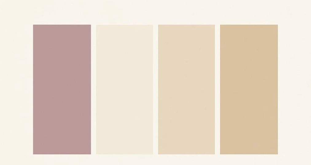 mauve and neutral elegance