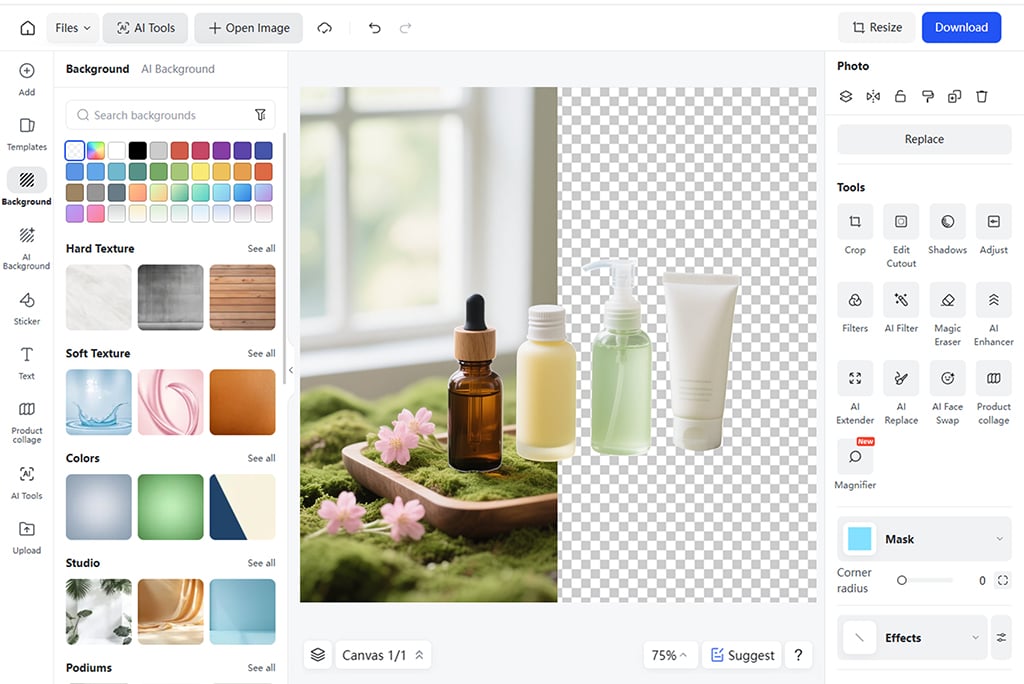 Take PNG Editing Further with AI-Powered Features