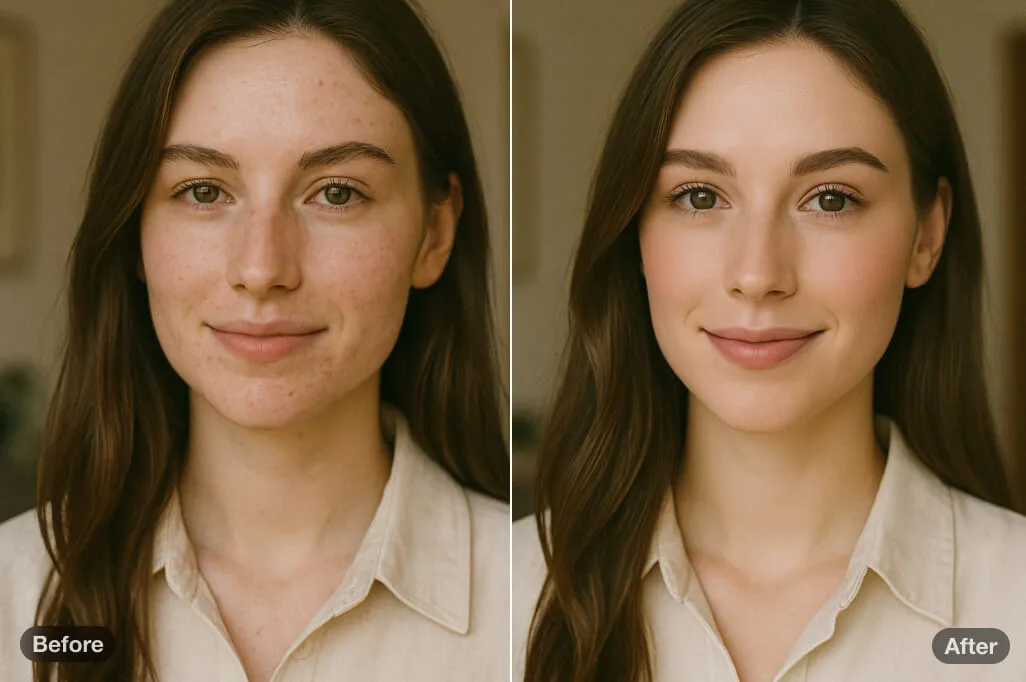 Brighten and sharpen selfies for a more professional and appealing profile feed.