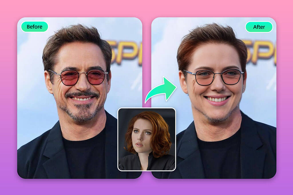 Reimagine Celebrities Into Their Opposite Genders Online