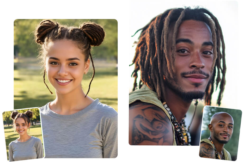 Perfect Dreadlocks Filter for Women and Men