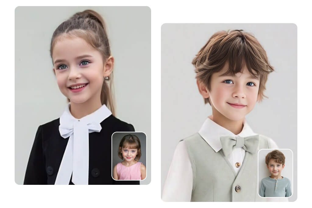 Generate Adorable AI Headshots for Your Kids