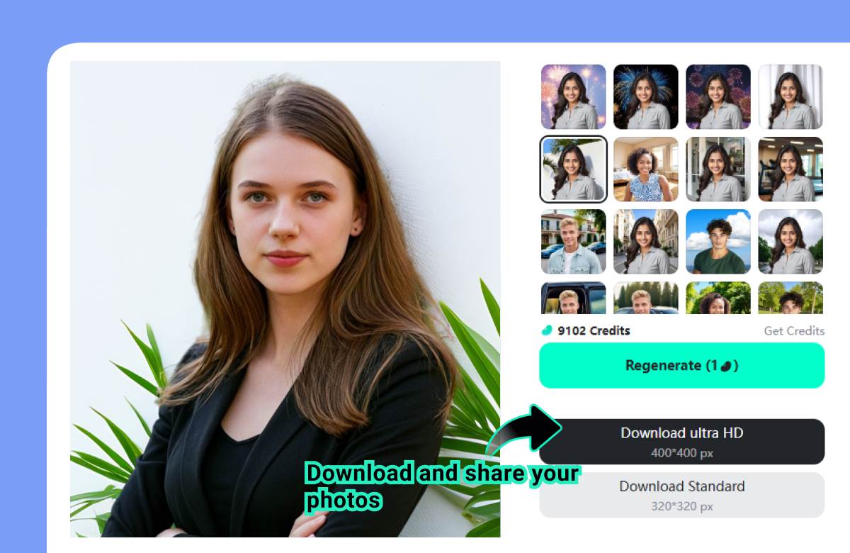 Step 4: Download your image in HD