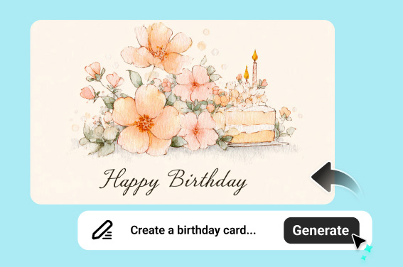 AI Birthday Card Generator AI Birthday Card Generator