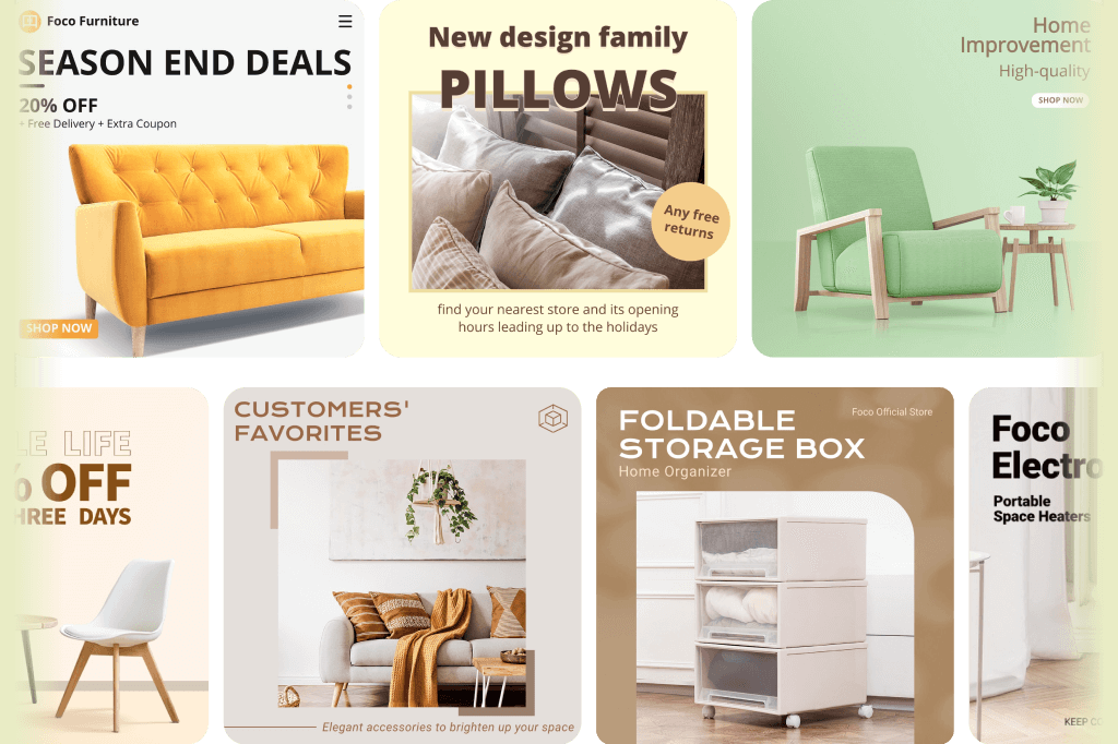 Free Furniture Photography Templates