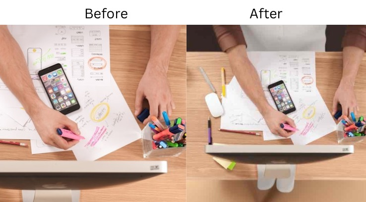 Expand backgrounds to create ad-friendly images with room for design elements.