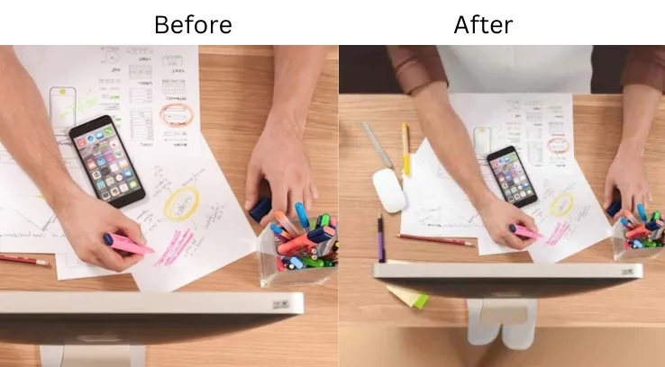 Expand backgrounds to create ad-friendly images with room for design elements.
