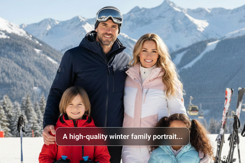 Turn Simple Text Prompts Into AI Generated Family Photos