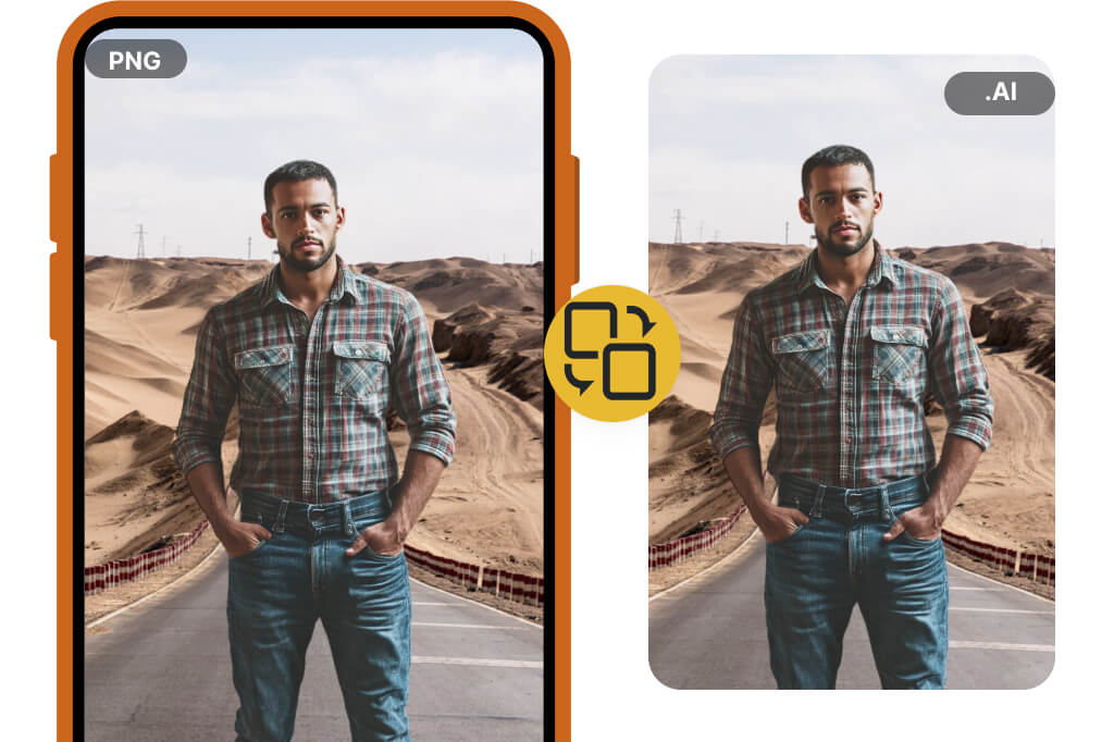 Convert PNG to AI Illustrator on Any Device, Anywhere