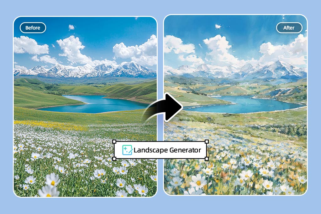 Create Realistic Landscapes from Your Image