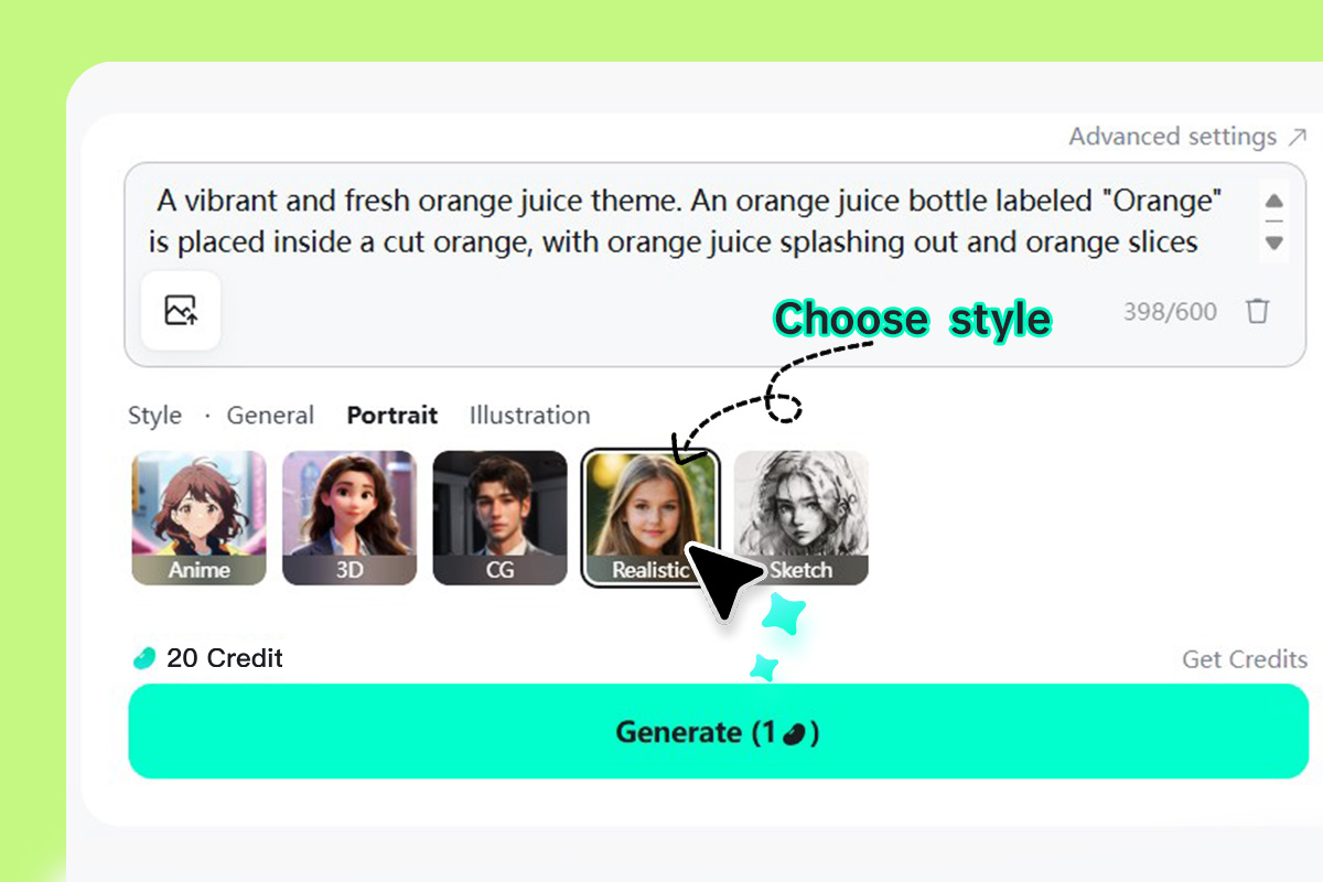 Step 2. Select a Style