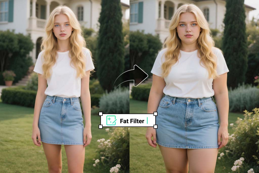 AI Fat Filter: Simulate a Fat Version of Yourself