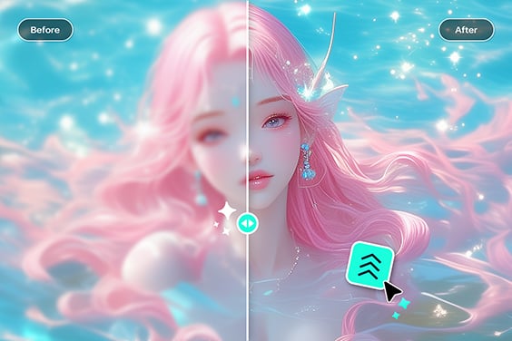 Anime & Waifu Image Upscaler: Enhance to 4K Online | insMind