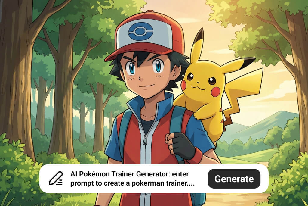 AI Pokémon Trainer Generator – Create Your Own Pokémon Trainer