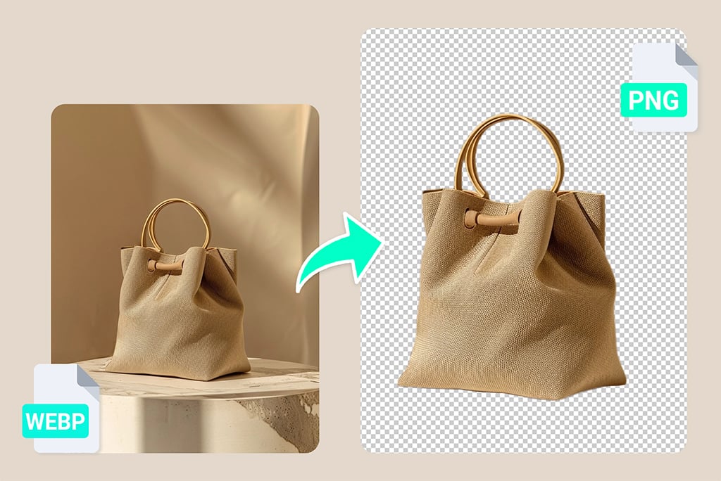 Convert WEBP to PNG with Transparent Background